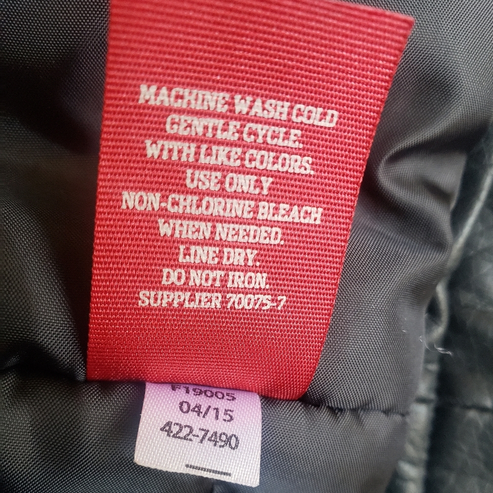 NWOT BLACK LEATHER YOUTH JACKET - Picture 6 of 10